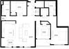 River North_3 Bedroom Floor Plan